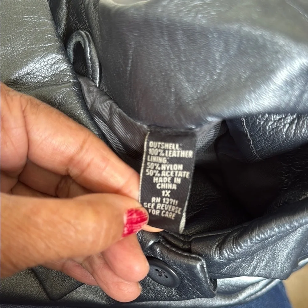 Women's Black Leather Jacket